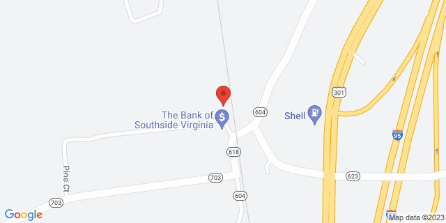 17206 Halligan Park Rd, Carson, Virginia, VA, 23830-9998 Map