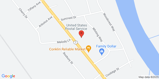 1101 Conklin Rd, Conklin, New York, NY, 13748-9998 Map