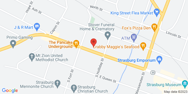 152 W King St, Strasburg, Virginia, VA, 22657-9998 Map