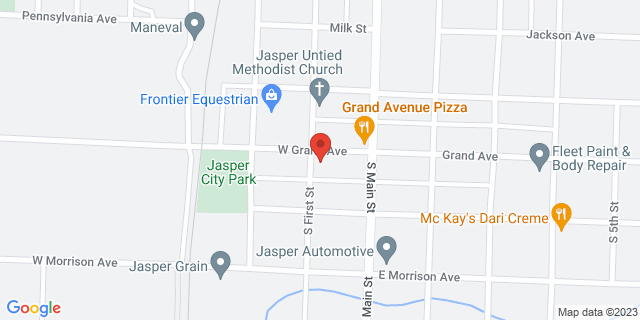 122 W Grand St, Jasper, Missouri, MO, 64755-9998 Map