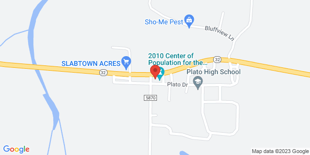 10594 Highway 32, Plato, Missouri, MO, 65552-9998 Map