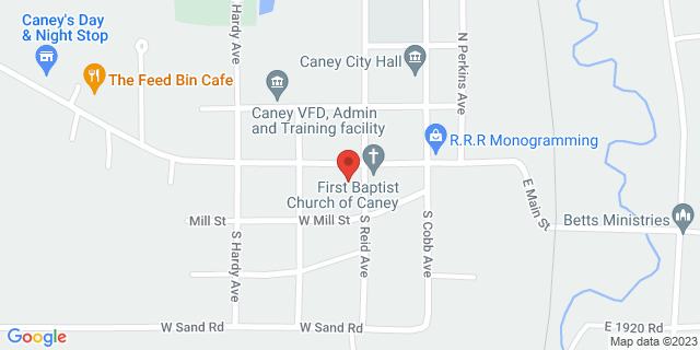 200 W Main St, Caney, Oklahoma, OK, 74533-9998 Map