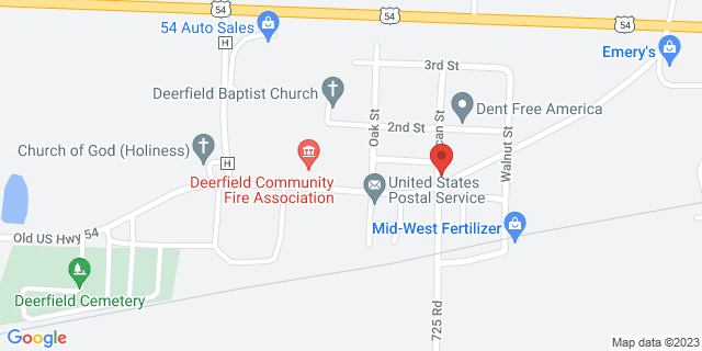 102 E Main St, Deerfield, Missouri, MO, 64741-9998 Map