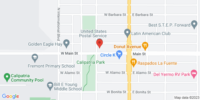 190 W Main St, Calipatria, California, CA, 92233-9998 Map