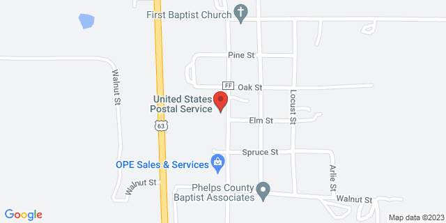 579 Broadway St, Edgar Springs, Missouri, MO, 65462-9998 Map