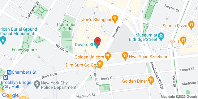 6 Doyers St, New York, New York, NY, 10013-9991 Map