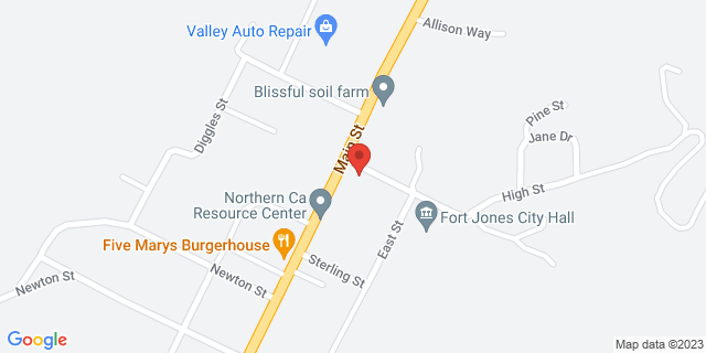 11954 Main St, Fort Jones, California, CA, 96032-9998 Map