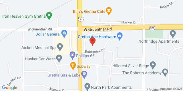 104 E Enterprise Dr, Gretna, Nebraska, NE, 68028-7972 Map