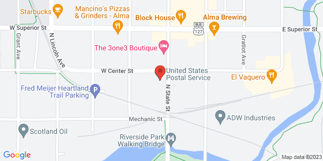 233 N State St, Alma, Michigan, MI, 48801-2276 Map