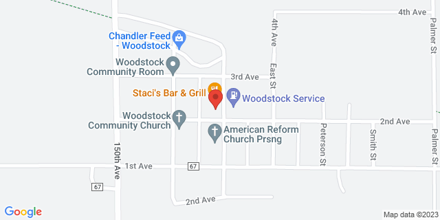 209 Main St N, Woodstock, Minnesota, MN, 56186-1101 Map