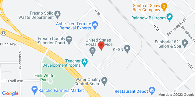 1900 E St, Fresno, California, CA, 93706-9988 Map