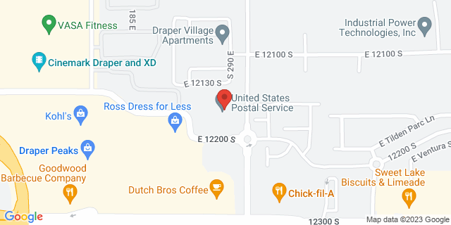 12180 S 300 E, Draper, Utah, UT, 84020-2099 Map