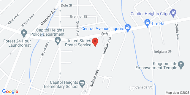 6089 Central Ave, Capitol Heights, Maryland, MD, 20743-9997 Map