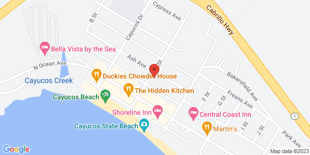 97 Ash Ave, Cayucos, California, CA, 93430-1160 Map