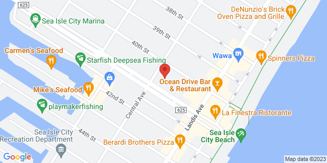 145 John F Kennedy Blvd, Sea Isle City, New Jersey, NJ, 08243-9998 Map