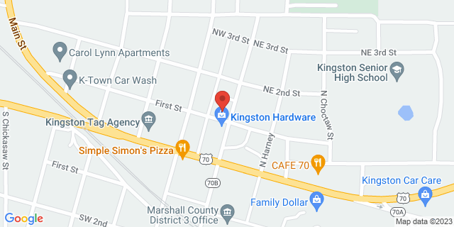 101 N Main St, Kingston, Oklahoma, OK, 73439-9998 Map