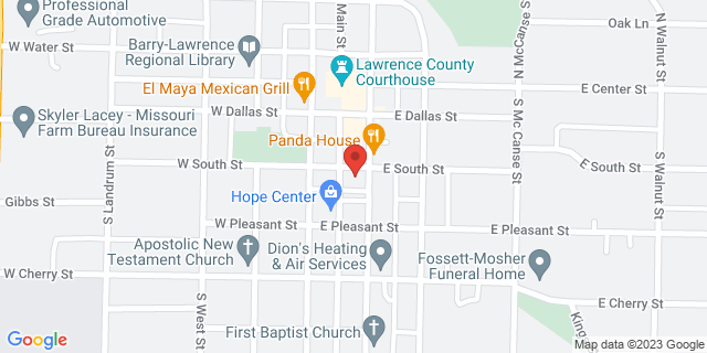 205 E South St, Mount Vernon, Missouri, MO, 65712-9998 Map