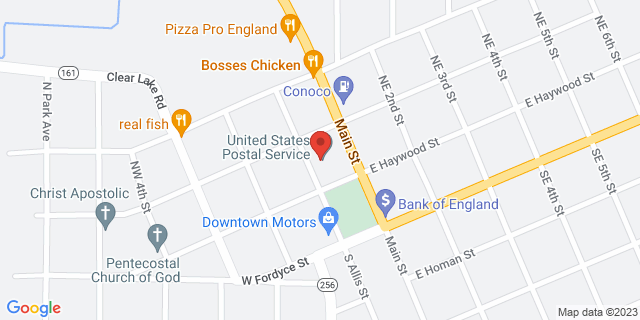 111 N Main St, England, Arkansas, AR, 72046-9998 Map