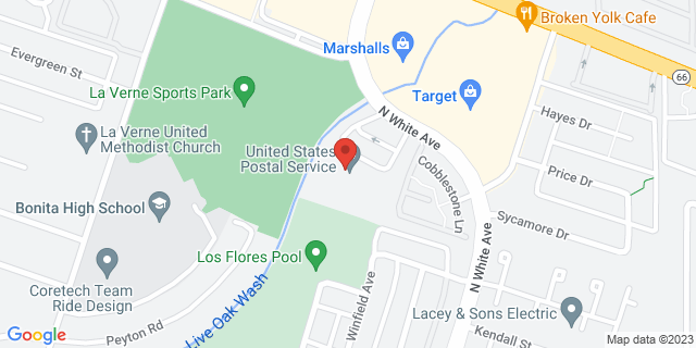 3355 N White Ave, La Verne, California, CA, 91750-9998 Map