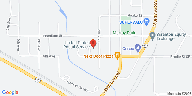 205 2Nd Ave N, Scranton, North Dakota, ND, 58653-9998 Map