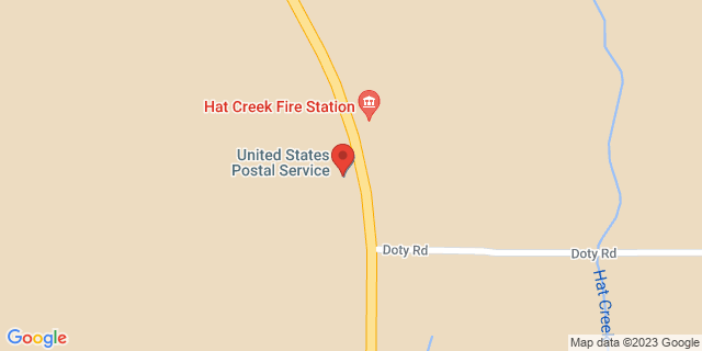 18630 State Highway 89, Hat Creek, California, CA, 96040-9998 Map