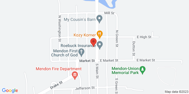 113 N Main St, Mendon, Ohio, OH, 45862-9998 Map