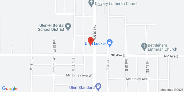 15 1St St Nw, Ulen, Minnesota, MN, 56585-9998 Map