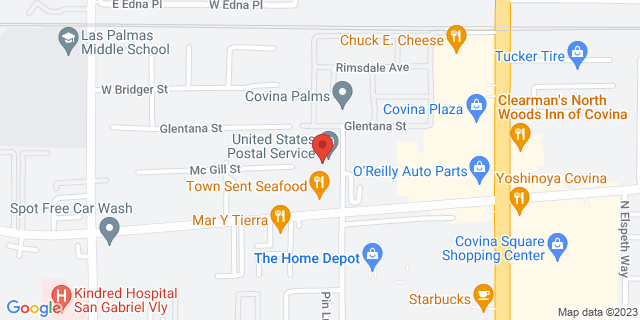 545 N Rimsdale Ave, Covina, California, CA, 91722-9998 Map