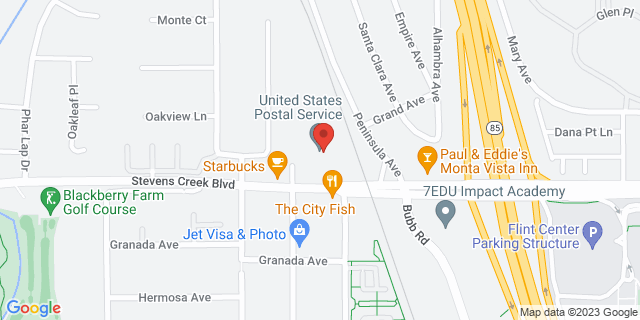 21701 Stevens Creek Blvd, Cupertino, California, CA, 95014-9998 Map