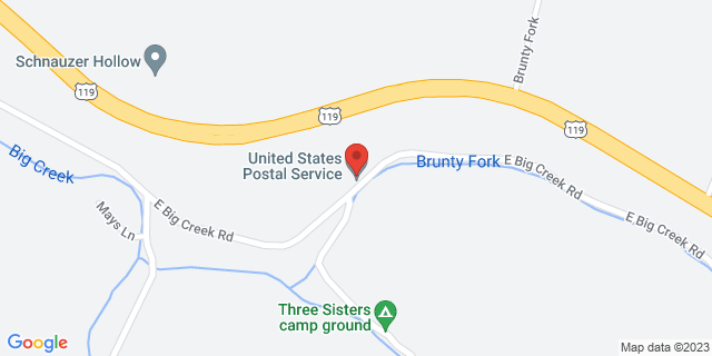 19245 E Big Creek Rd, Canada, Kentucky, KY, 41519-9998 Map