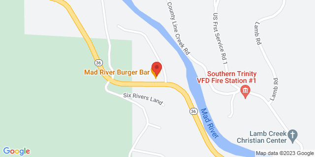 2515B State Highway 36, Mad River, California, CA, 95552-9321 Map