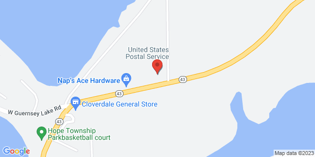 7560 S M 43 Hwy, Cloverdale, Michigan, MI, 49035-9800 Map