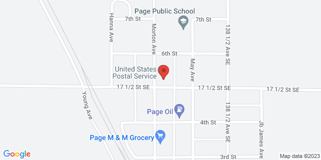 137 Morton Ave, Page, North Dakota, ND, 58064-9998 Map