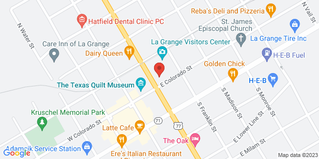 113 E Colorado St, La Grange, Texas, TX, 78945-9998 Map