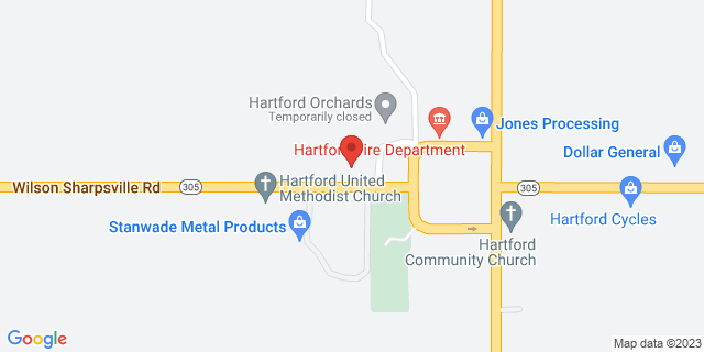 6893 State Route 305, Hartford, Ohio, OH, 44424-9800 Map