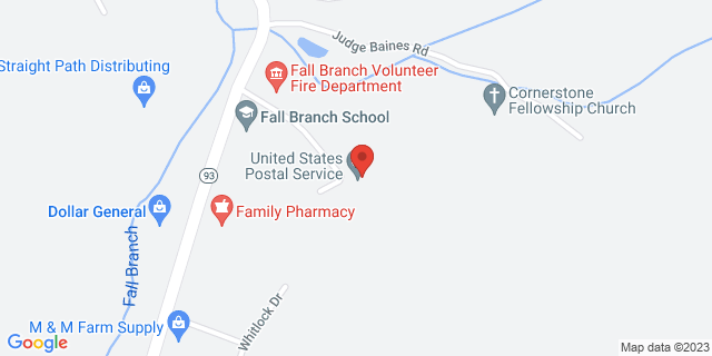 134 Ruritan Rd, Fall Branch, Tennessee, TN, 37656-9998 Map