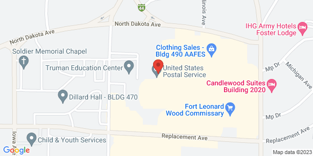 233 Illinois Ave Ste 1, Fort Leonard Wood, Missouri, MO, 65473-9998 Map