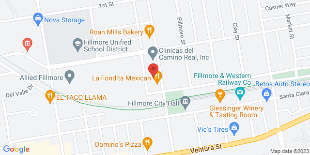 333 Central Ave, Fillmore, California, CA, 93015-9998 Map