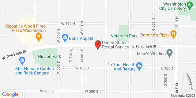 25 W Telegraph St, Washington, Utah, UT, 84780-8010 Map