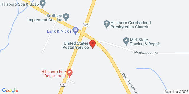 7746 Hillsboro Hwy, Hillsboro, Tennessee, TN, 37342-9998 Map