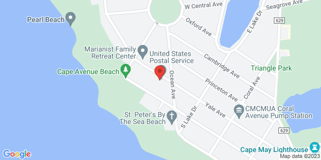 408 Yale Ave, Cape May Point, New Jersey, NJ, 08212-9998 Map