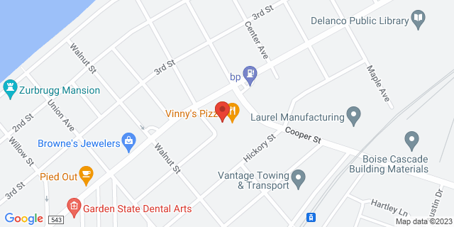 801 Burlington Ave Ste H, Delanco, New Jersey, NJ, 08075-9995 Map