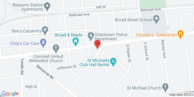 414 W Broad St, Gibbstown, New Jersey, NJ, 08027-9998 Map