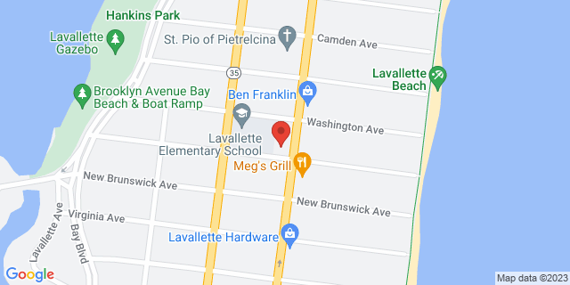 1302 Grand Central Ave, Lavallette, New Jersey, NJ, 08735-2336 Map