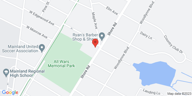 1103 Shore Rd, Linwood, New Jersey, NJ, 08221-9998 Map