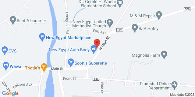 22 N Main St, New Egypt, New Jersey, NJ, 08533-9998 Map