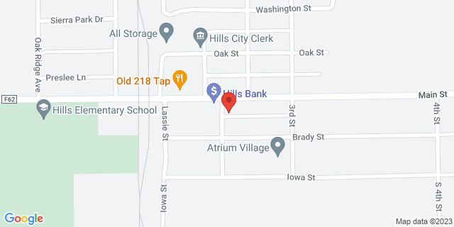 14 East Ave, Hills, Iowa, IA, 52235-8800 Map