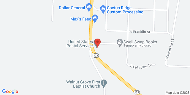 412 S Washington Ave, Walnut Grove, Missouri, MO, 65770-9998 Map