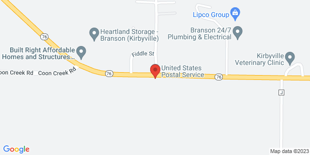 4202 E State Highway 76, Kirbyville, Missouri, MO, 65679-9998 Map