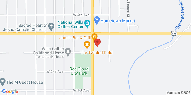 310 N Webster St, Red Cloud, Nebraska, NE, 68970-9998 Map